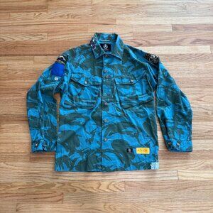 U.S Alteration X UNION LA Over Dye British Camo Shirt